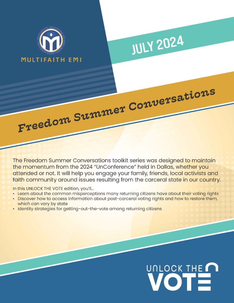 Cover page with link for the Freedom Summer Conversations brochure.