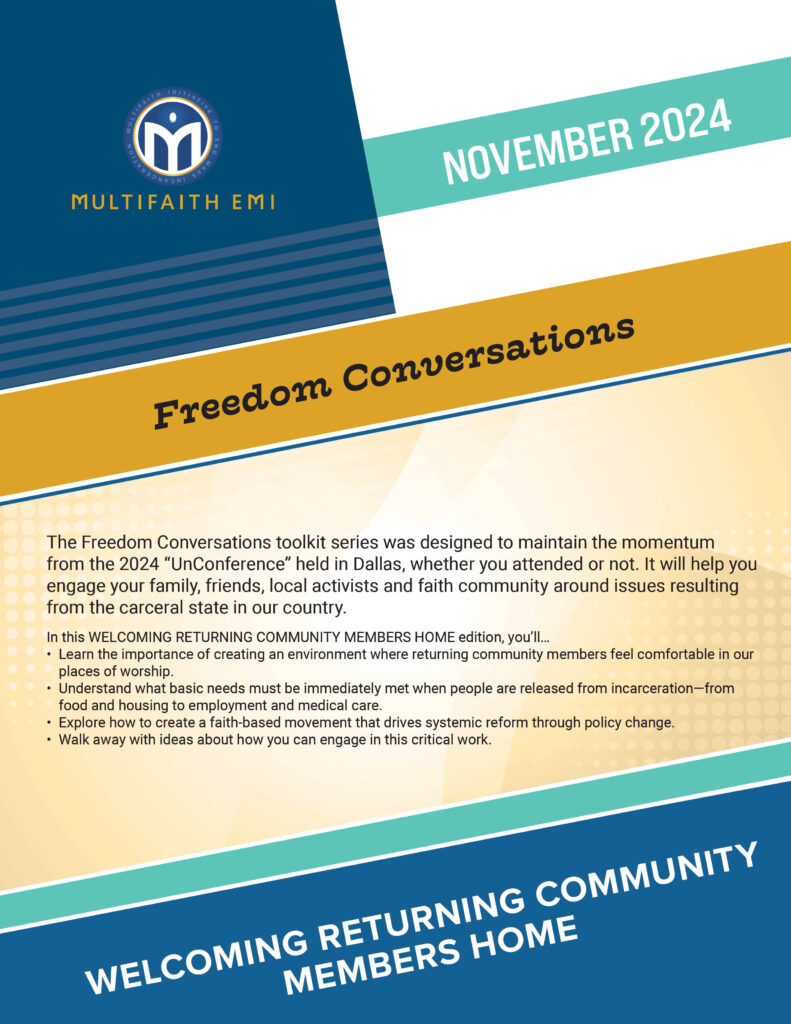 Download the November toolkit: Welcoming Returning Community Members Home